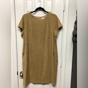 Chico size 3 Suede Dress